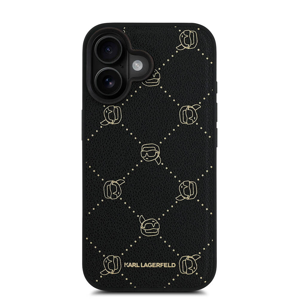 Karl Lagerfeld iPhone 16 Orjinal Lisanslı Magsafe Şarj Özellikli PU Deri Karl Heads Desenli Klasik Logolu Telefon Kılıfı - 3 Karl Lagerfeld iPhone 16 Orjinal Lisanslı Magsafe Şarj Özellikli PU Deri Karl Heads Desenli Klasik Logolu Telefon Kılıfı - 3
